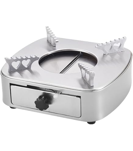 Amazon | P.CREST 固形燃料コンロ 卓上 ストーブ シングル バーナー